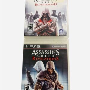 Assassin's Creed PS3 Lot - Brotherhood & Revelations - CIB Tested & Working!
